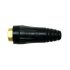 DINSE TYPE CABLE ADAPTOR_AUWELD MIG DINSE_TYPE_CABLE_ADAPTOR 35MM FEMALE SZ 35-50MM - PHOTO 1